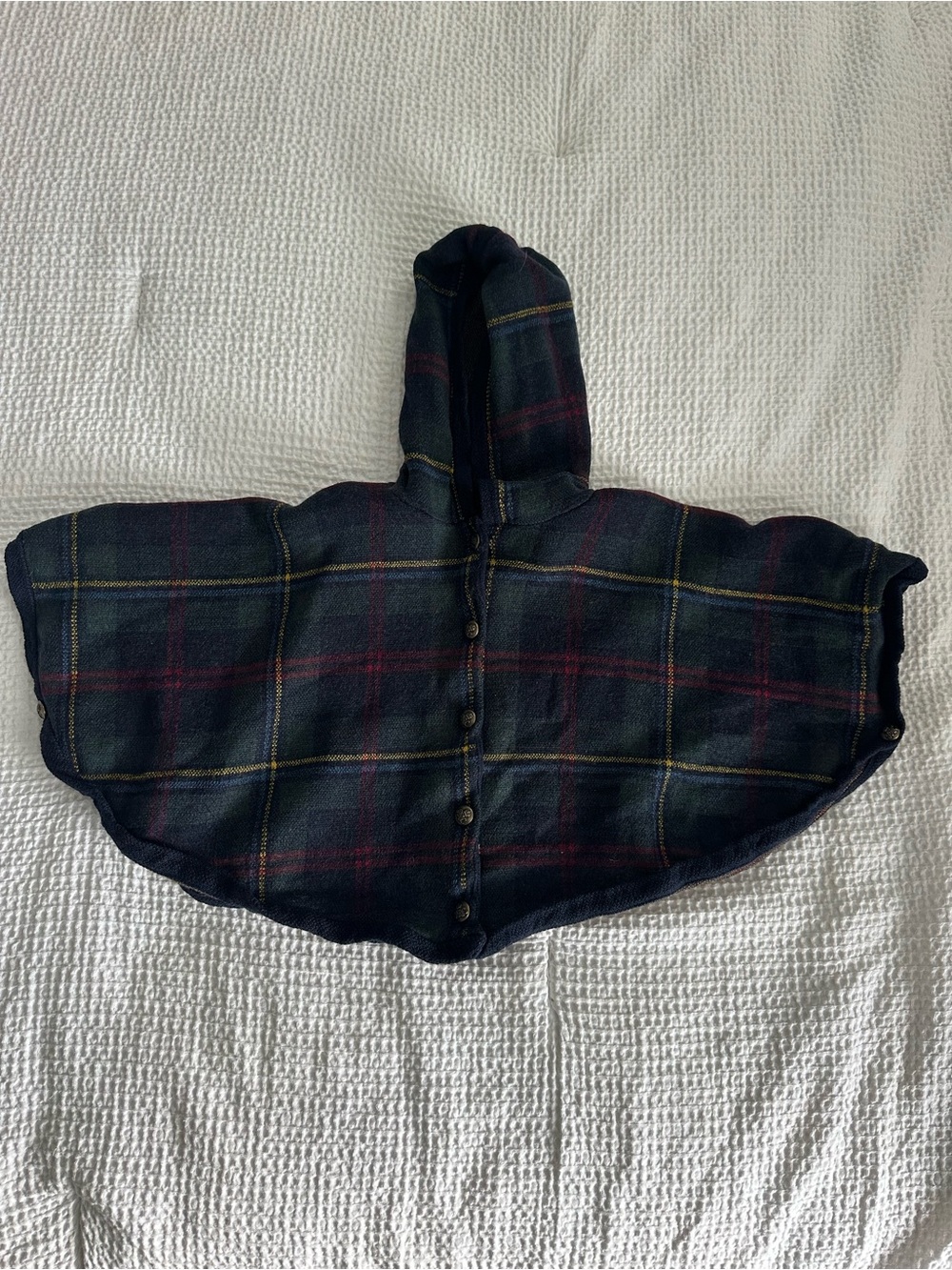 Polo by Ralph Lauren Wool Plaid Poncho Girls Size 4T